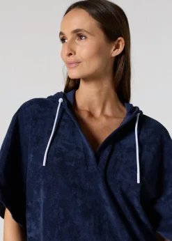 Robe éponge à capuche Marine Pearl