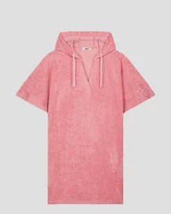 Robe éponge à capuche Pink antique Pearl