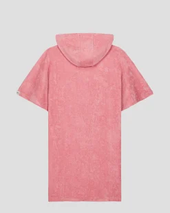 Robe éponge à capuche Pink antique Pearl