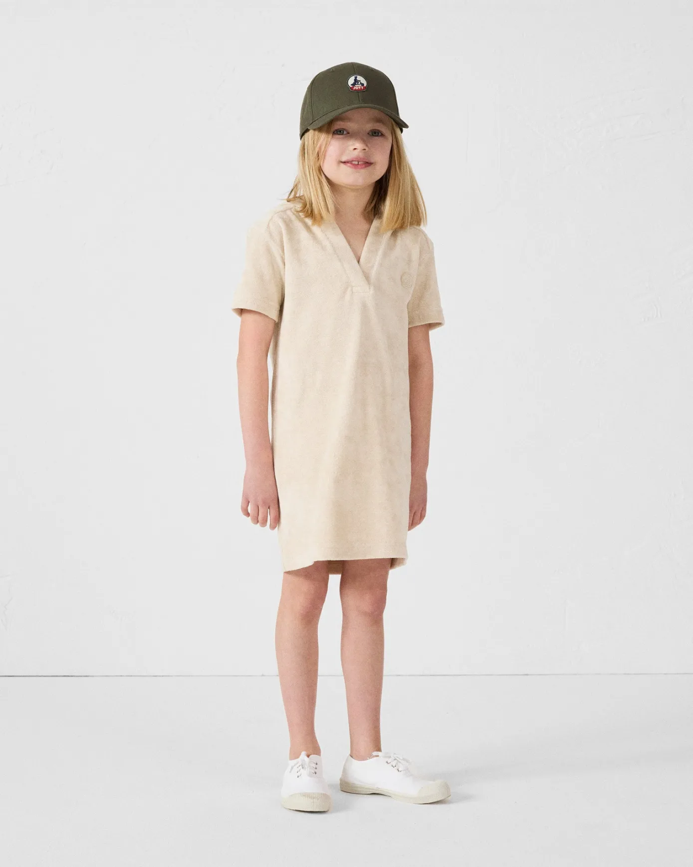Robe éponge à capuche Sable enfant Flamingo
