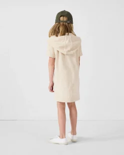 Robe éponge à capuche Sable enfant Flamingo