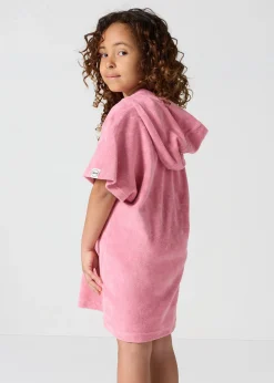 Robe éponge enfant à capuche Pink antique Isla