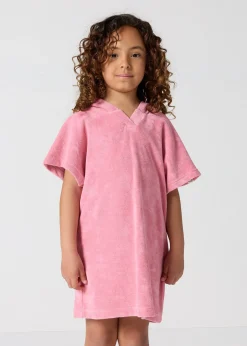Robe éponge enfant à capuche Pink antique Isla