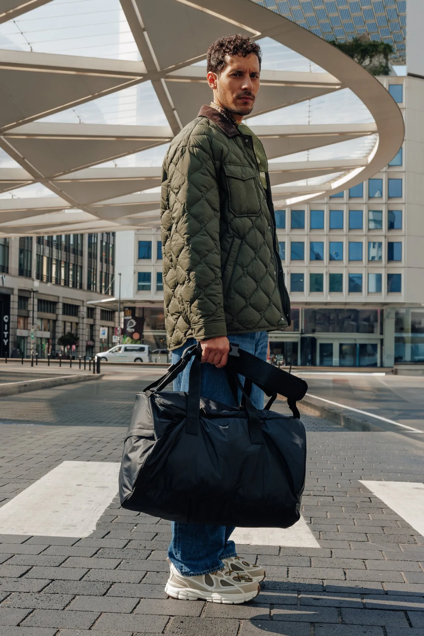 Sac de voyage avec bretelles Noir Shore