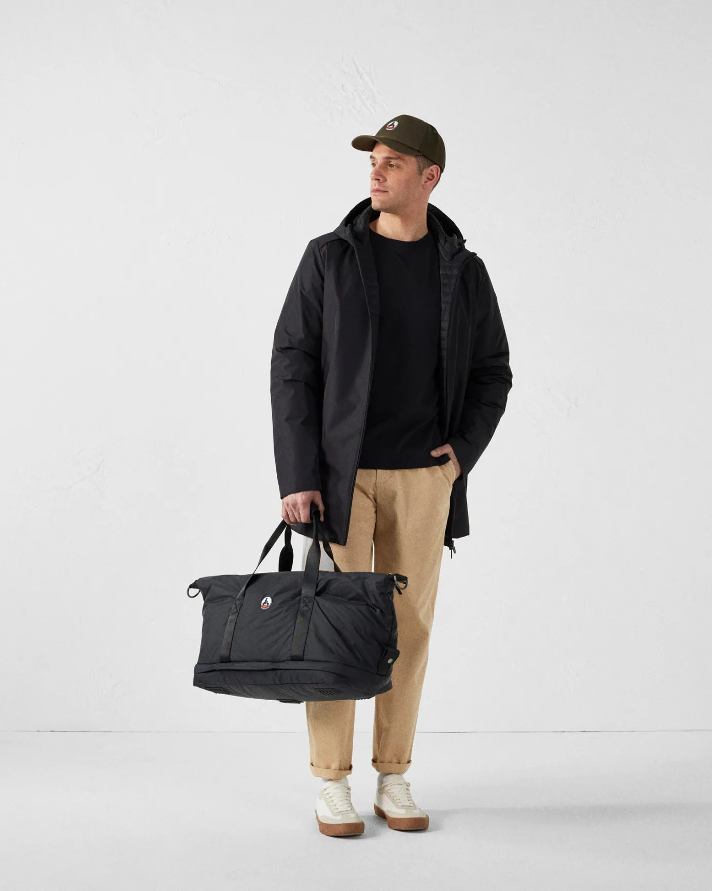 Sac week-end évolutif imperméable Noir Tarmac