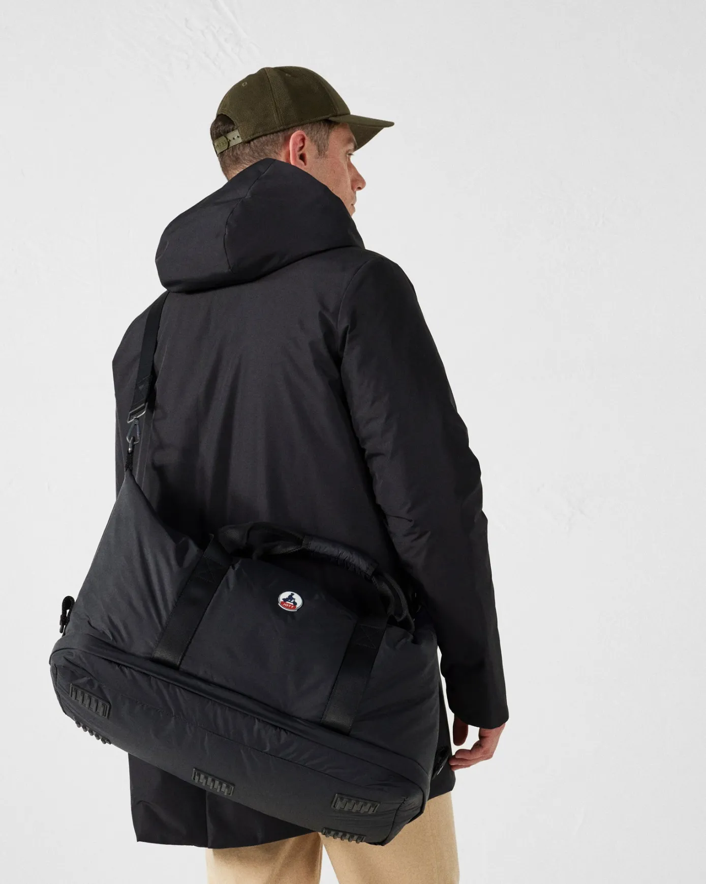 Sac week-end évolutif imperméable Noir Tarmac