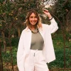Short en lin Blanc Ondine