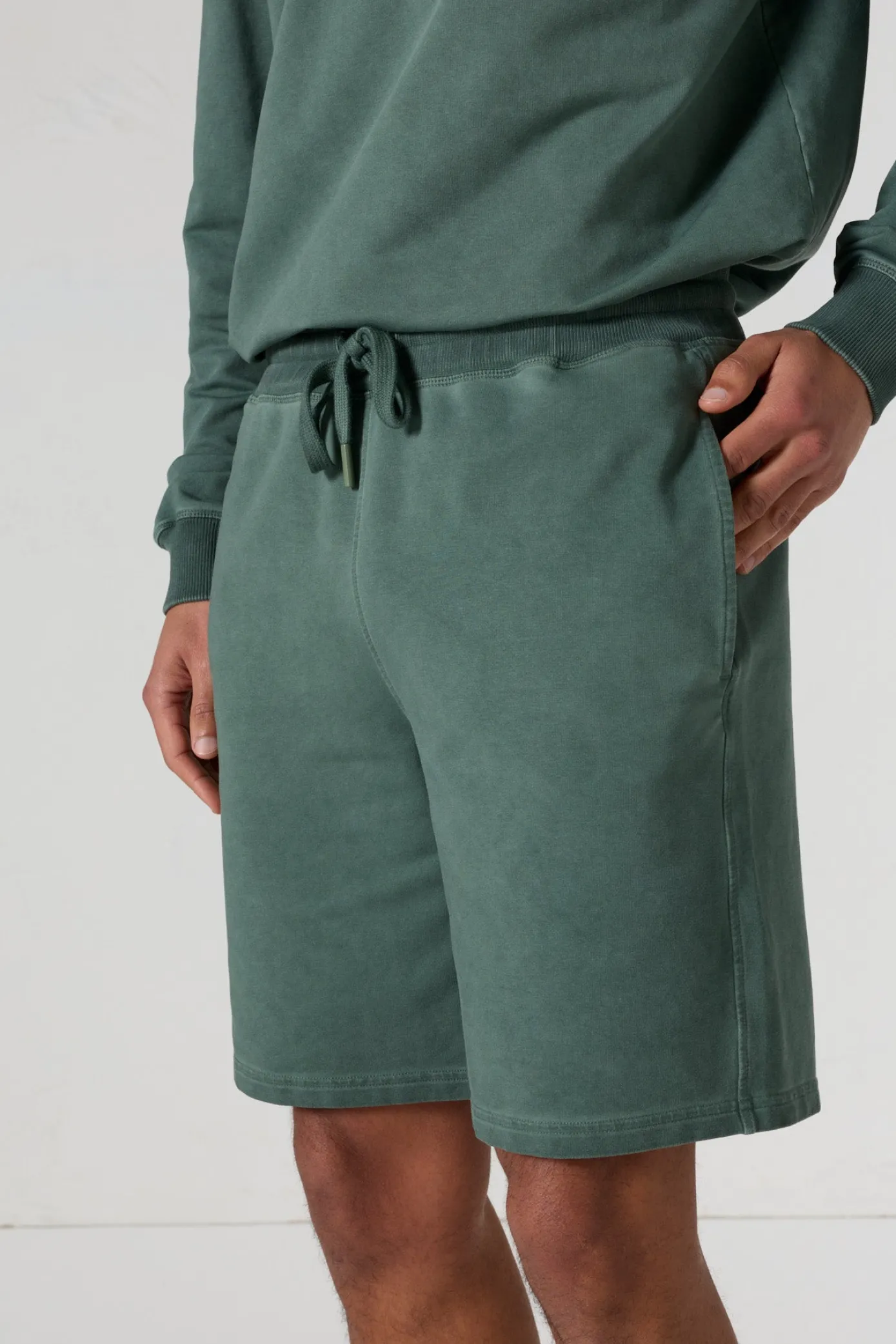 Short en molleton Vert sauge Levon