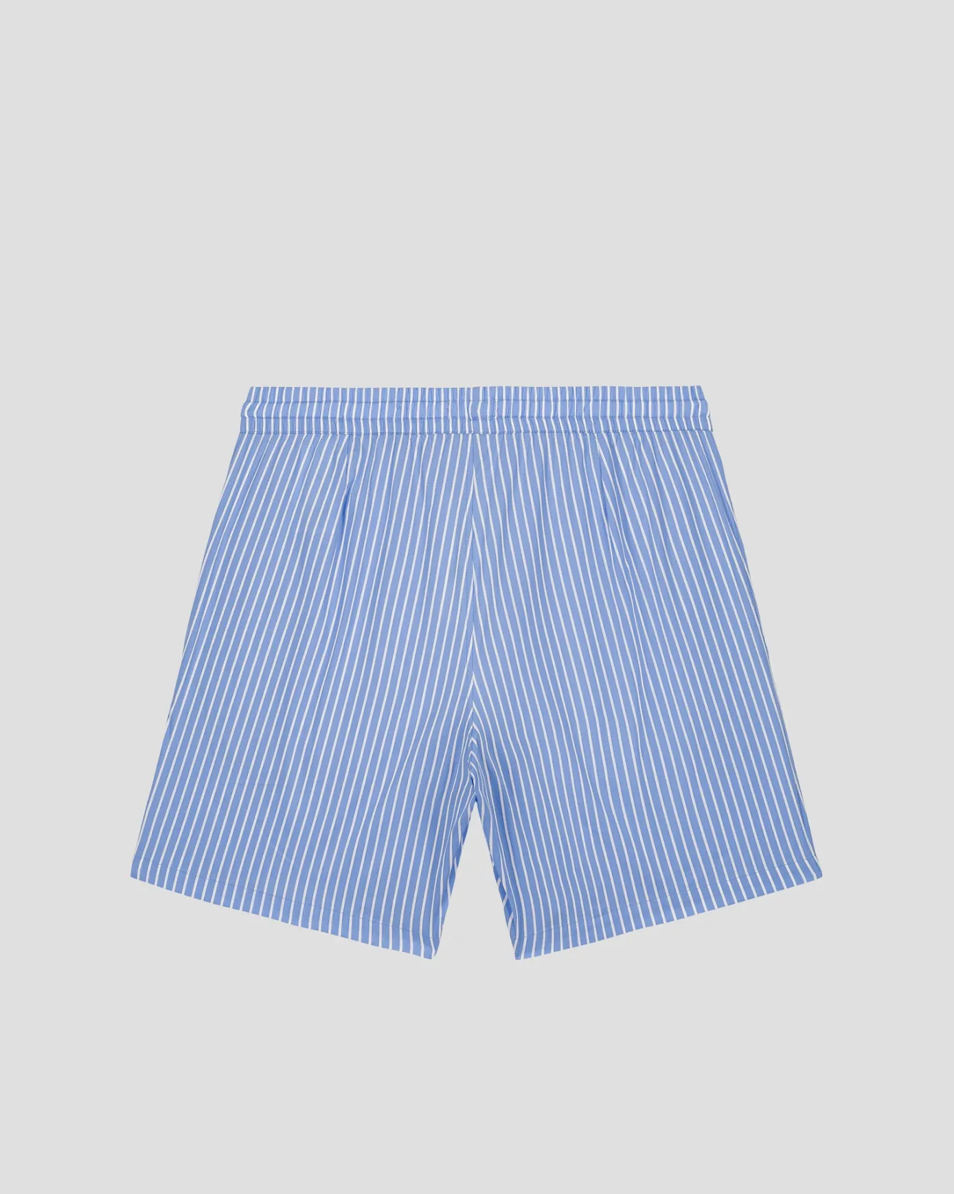 Short en popeline Bleu céleste rayé Saul stripe