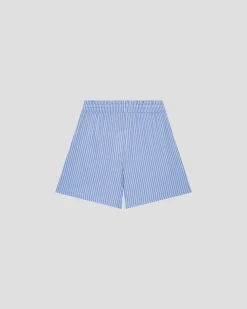 Short en popeline Bleu céleste rayé Kenna stripe
