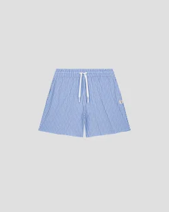 Short en popeline Bleu céleste rayé Kenna stripe