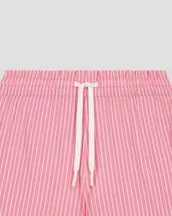 Short en popeline Pink antique rayé Kenna stripe