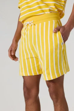 Short éponge Jaune abeille rayé Jet stripe