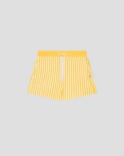 Short éponge Jaune abeille rayé Tampa stripe