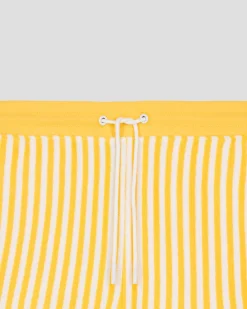 Short éponge Jaune abeille rayé Tampa stripe