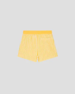 Short éponge Jaune abeille rayé Tampa stripe
