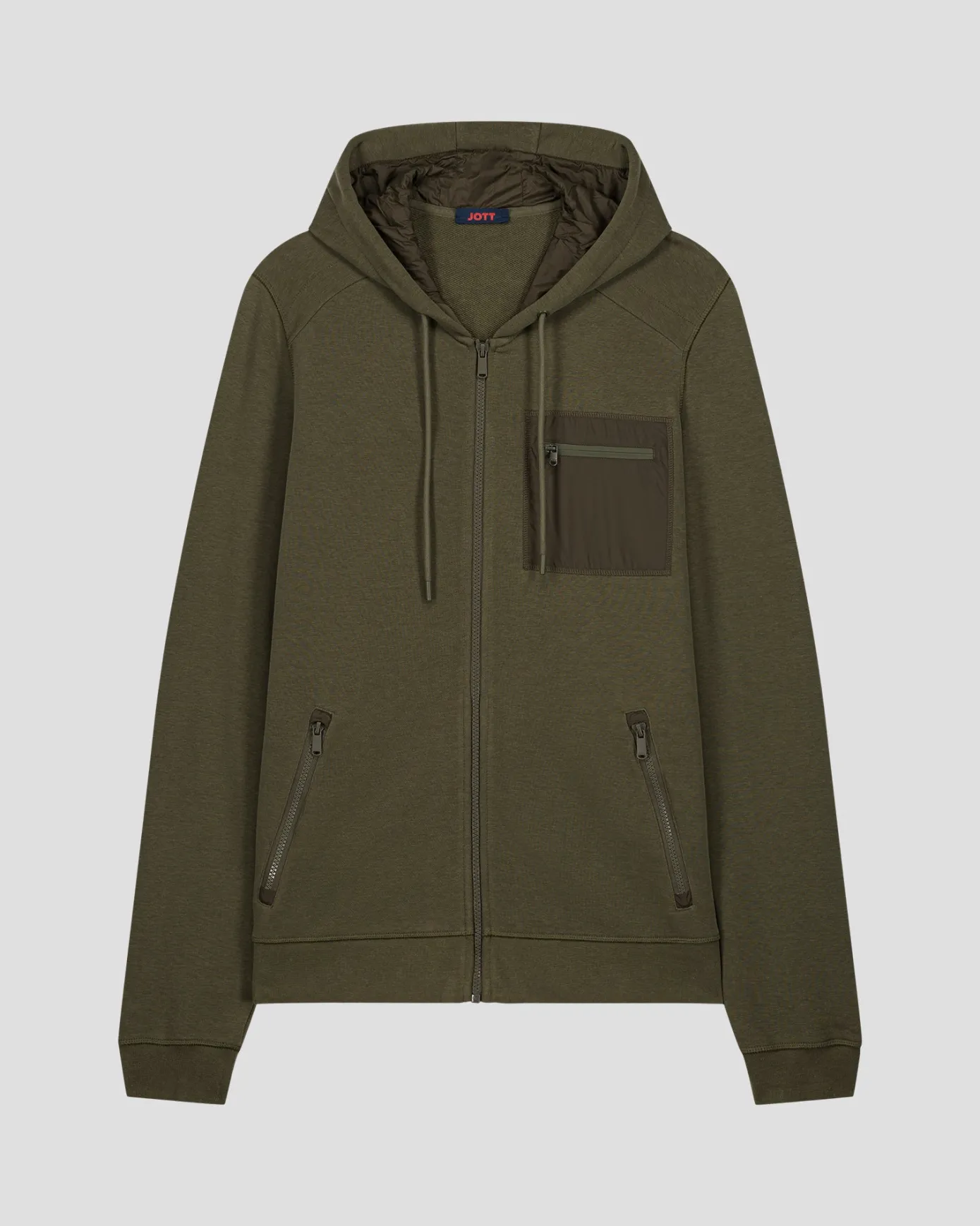 Sweat bimatière col rond Army Alphonse