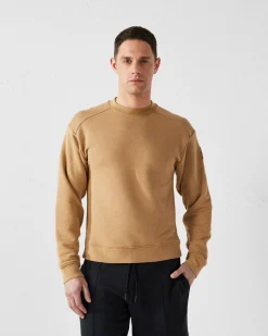 Sweat bimatière col rond Fauve Alphonse