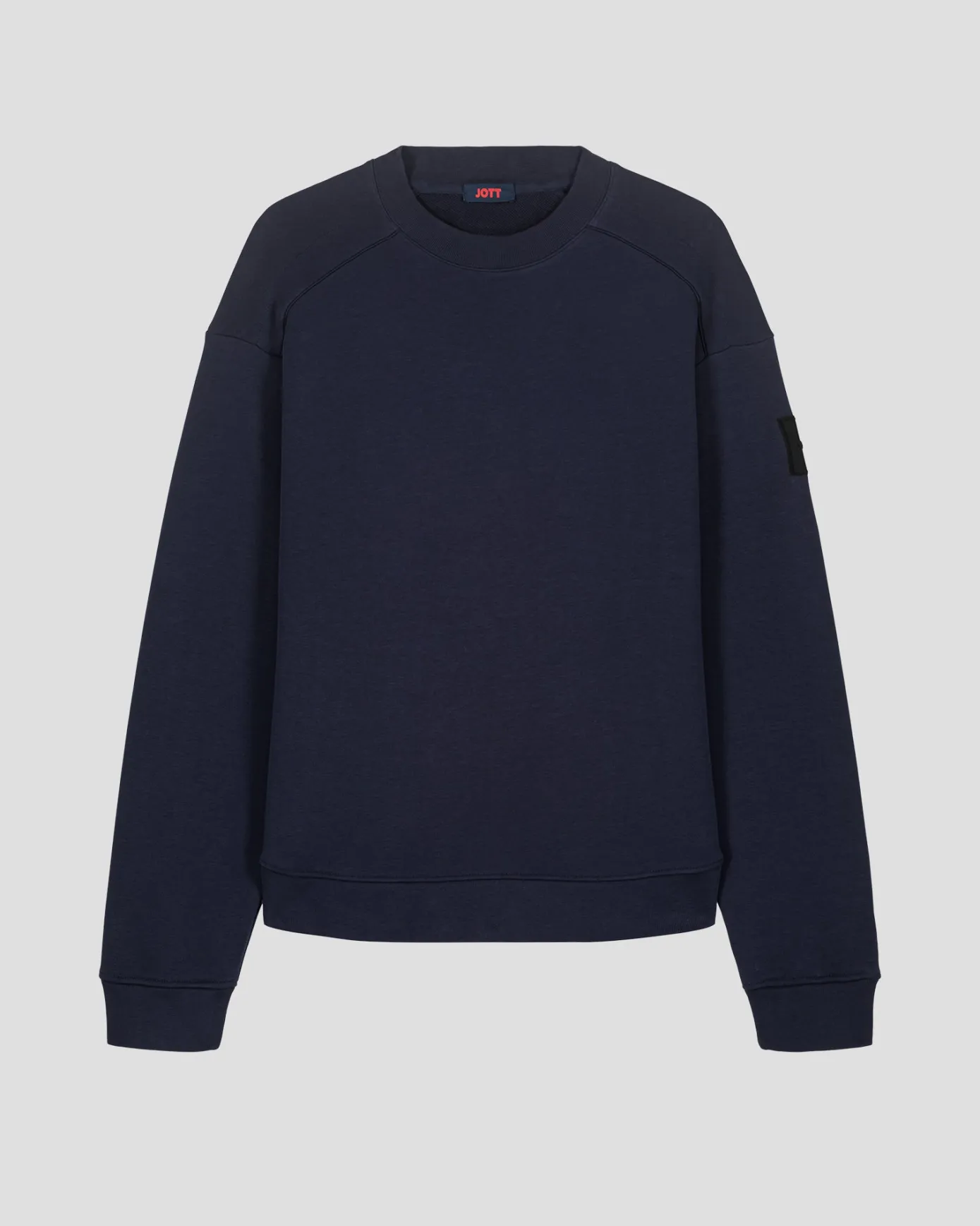 Sweat bimatière col rond Marine Alphonse