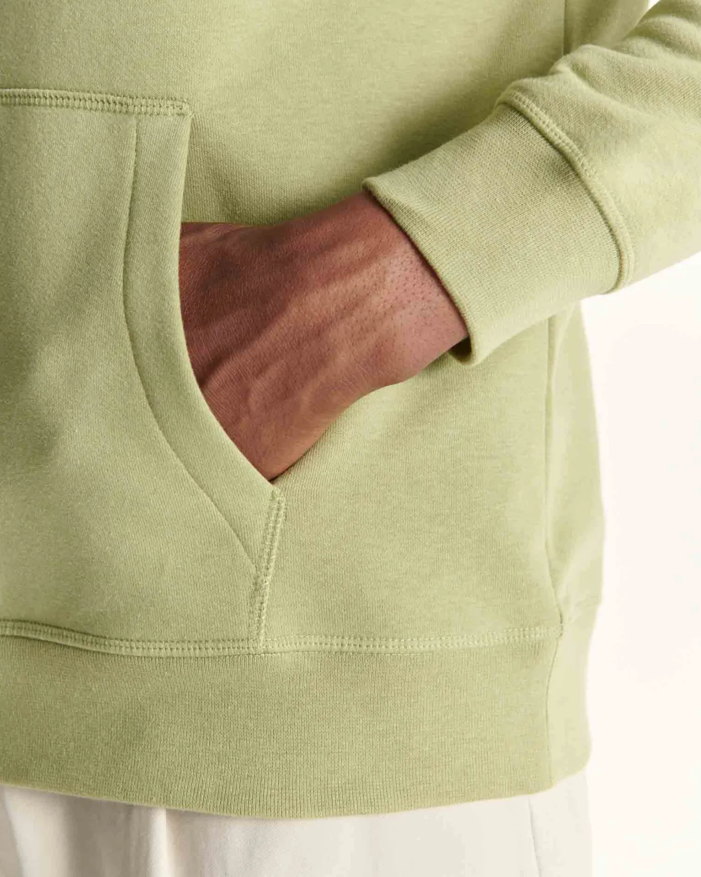 Sweat à capuche en coton biologique Lichen Mataro