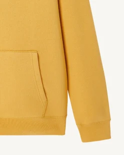 Sweat à capuche en coton biologique Malt blond Mexico