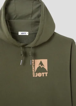 Sweat à capuche imprimé Army foncé Adventure