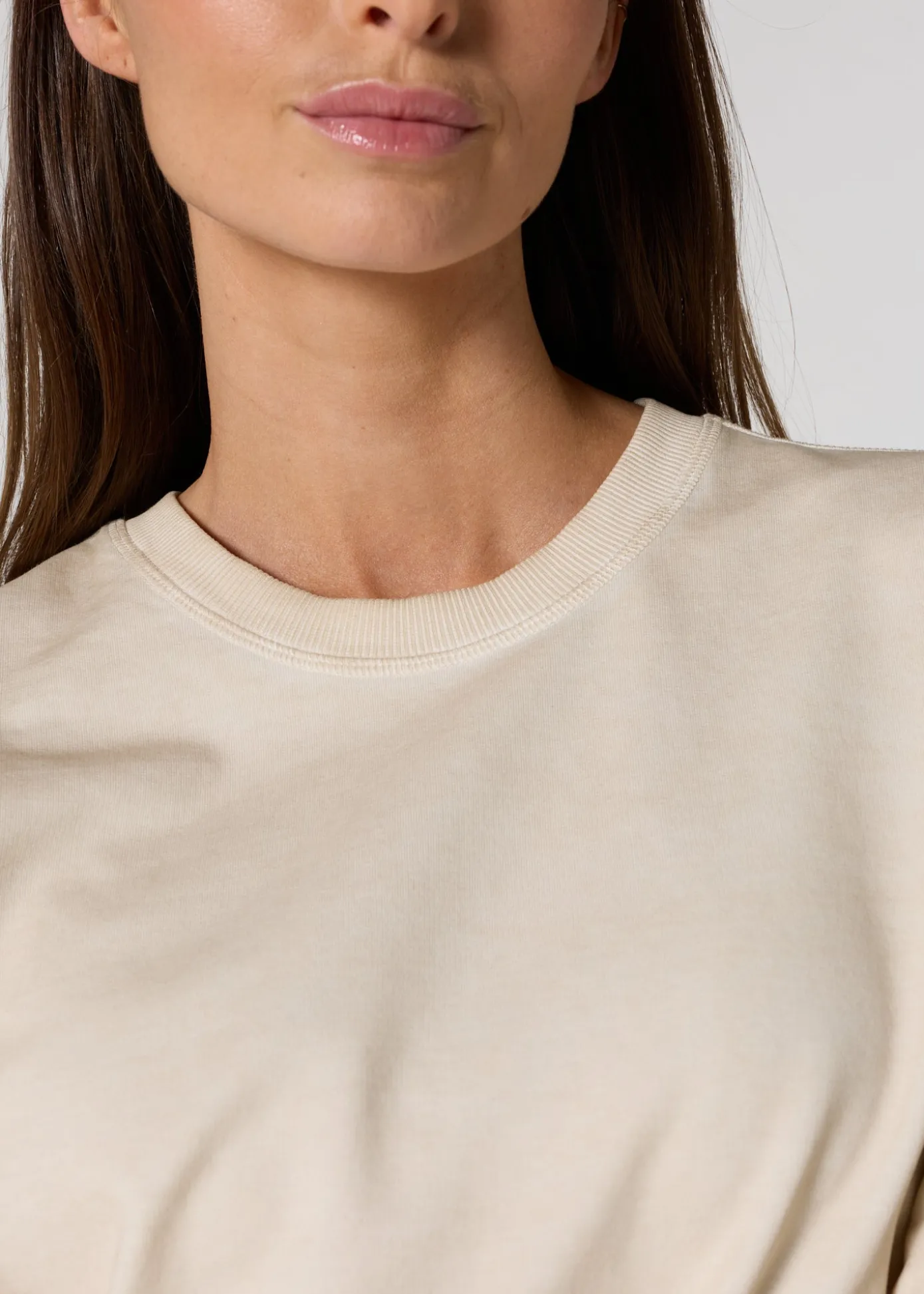 Sweat col rond Naturel Maida