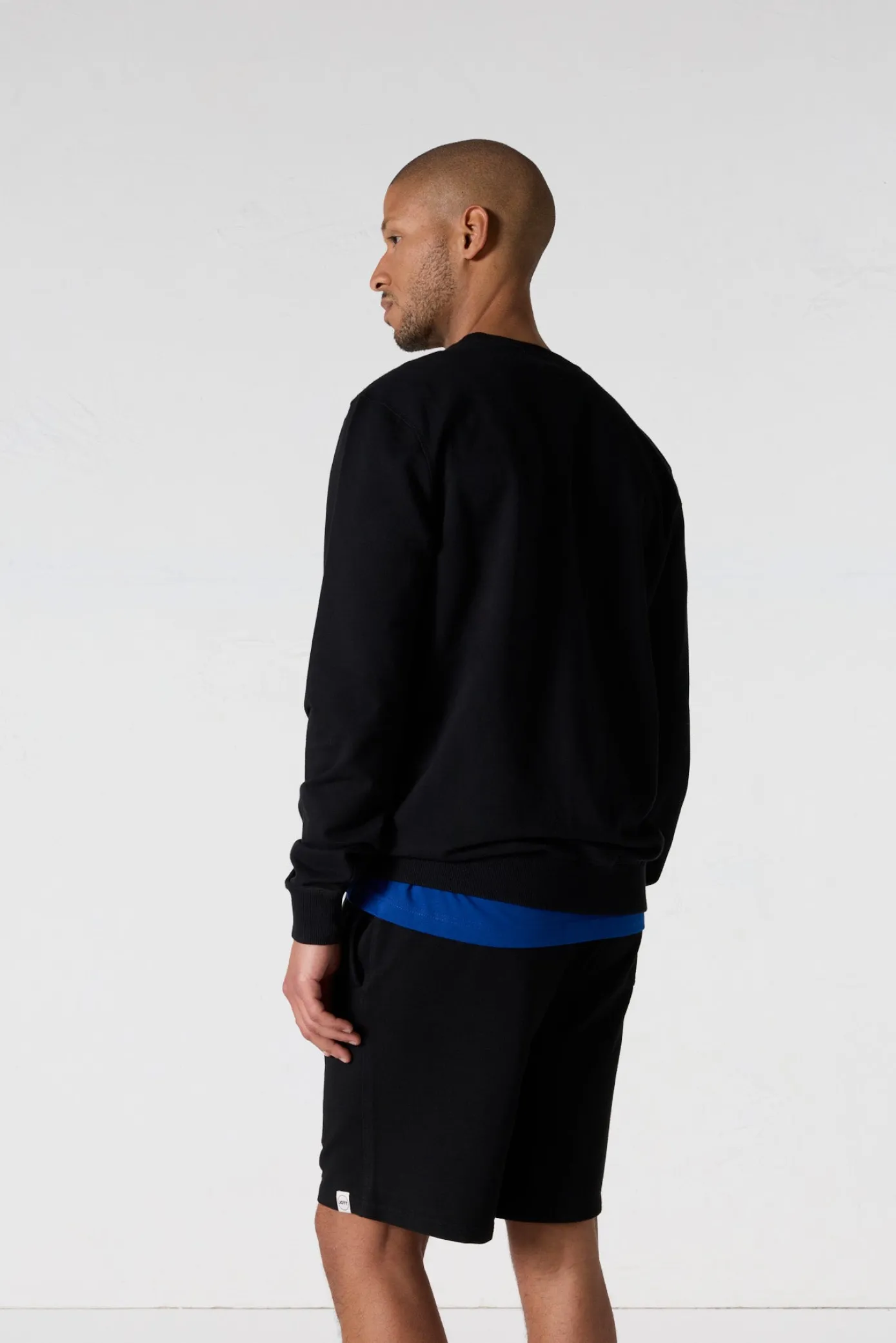 Sweat col rond Noir graphite Sevan