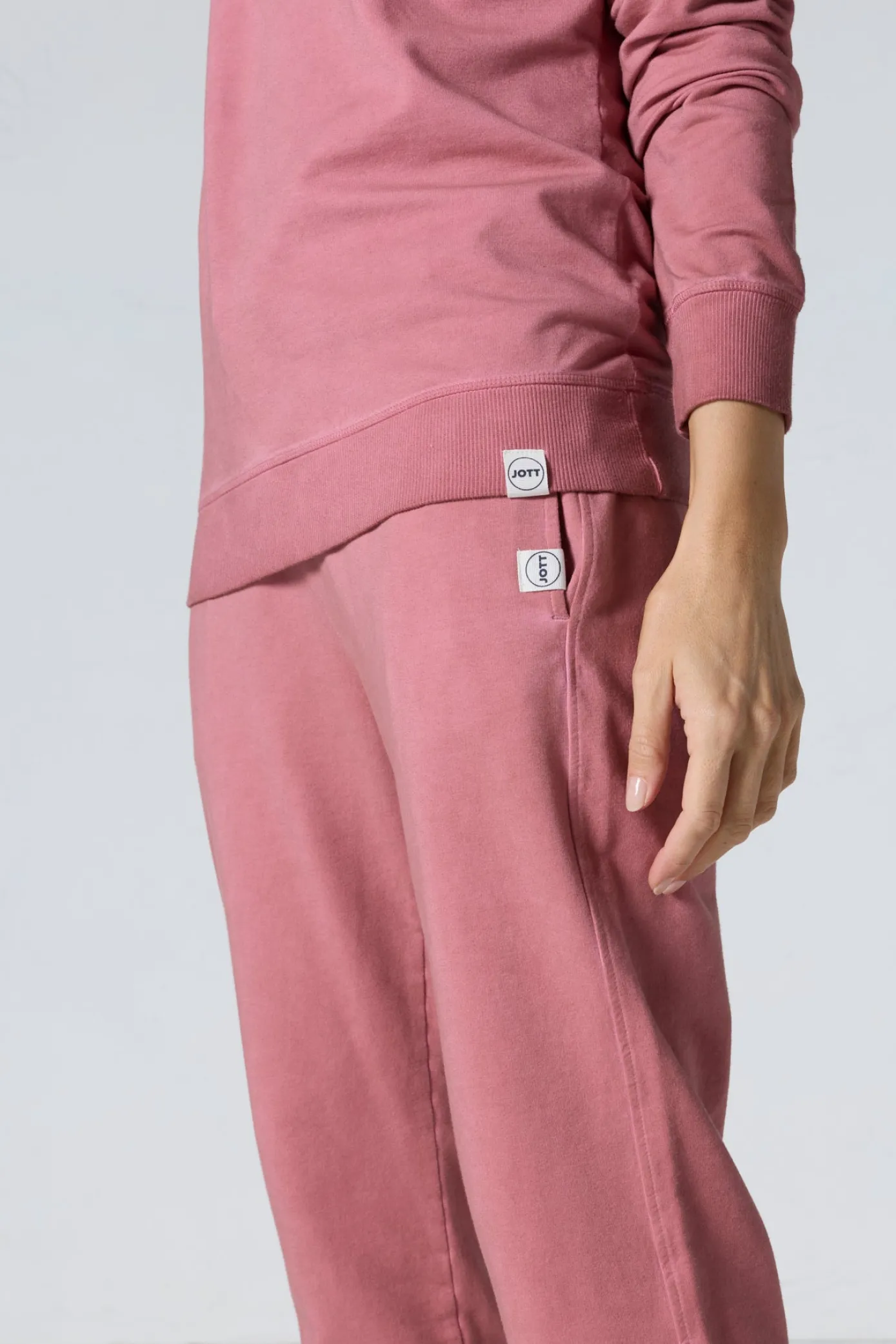 Sweat col rond Pink antique Maida