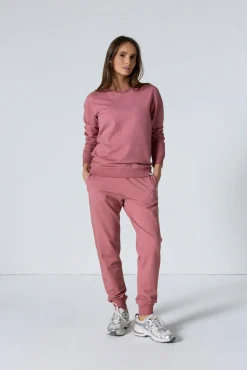 Sweat col rond Pink antique Maida