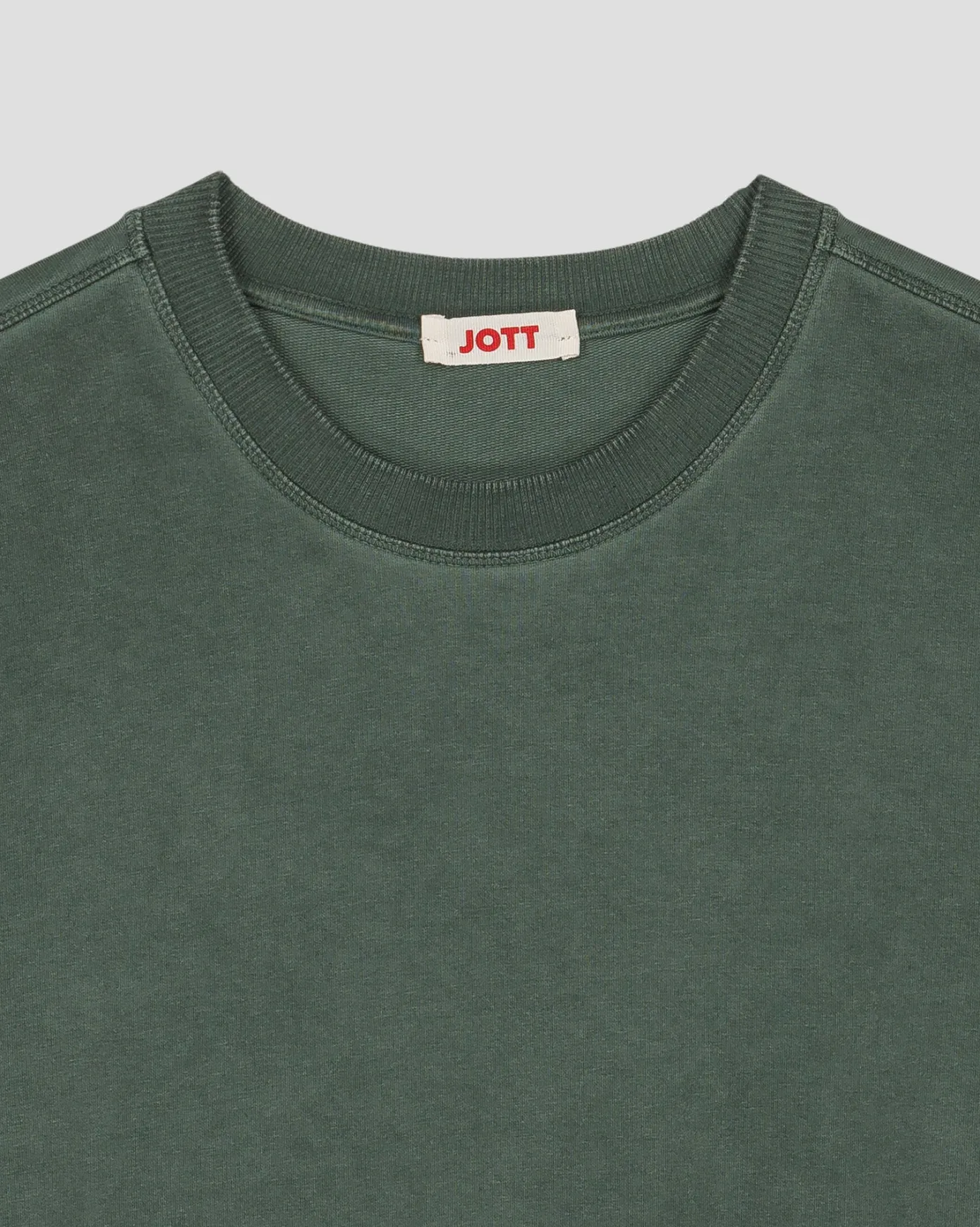 Sweat col rond Vert sauge Sevan