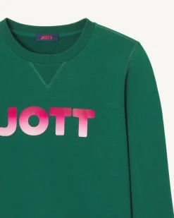 Sweat en coton biologique Vert foncé Elvas