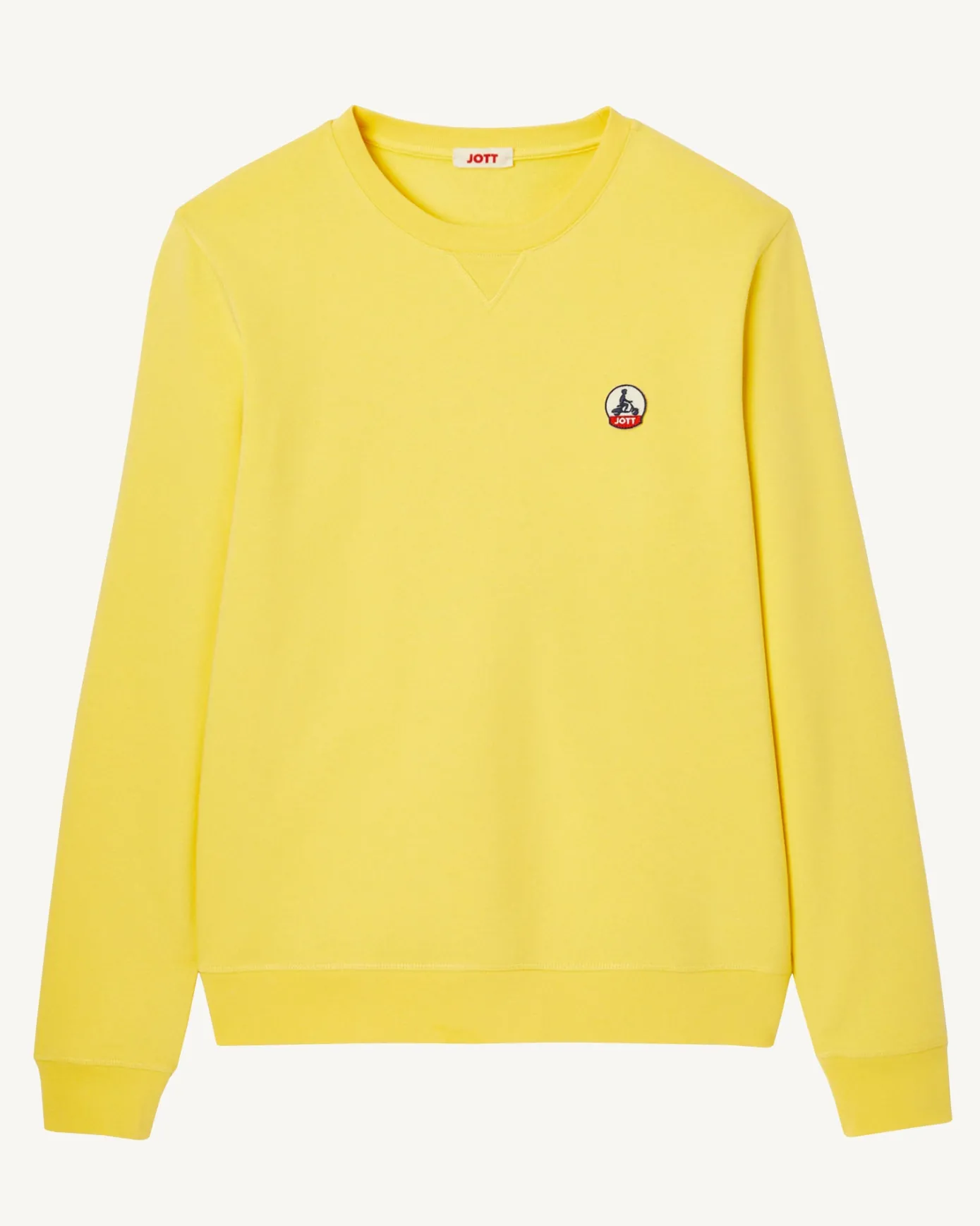 Sweat homme en coton biologique Jaune clair Braga