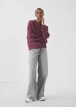 Sweatshirt Cerise noire Marlene