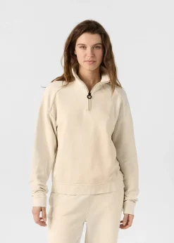Sweatshirt demi-zippé Naturel Line