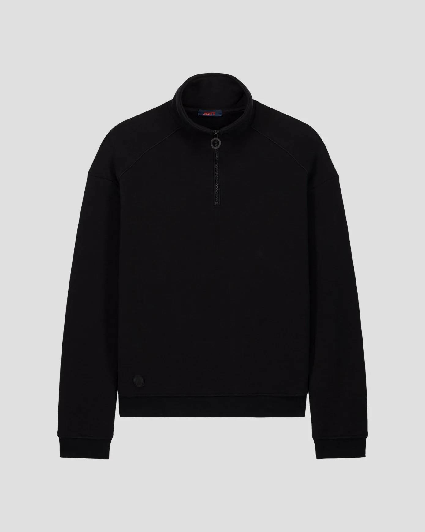 Sweatshirt demi-zippé Noir Line