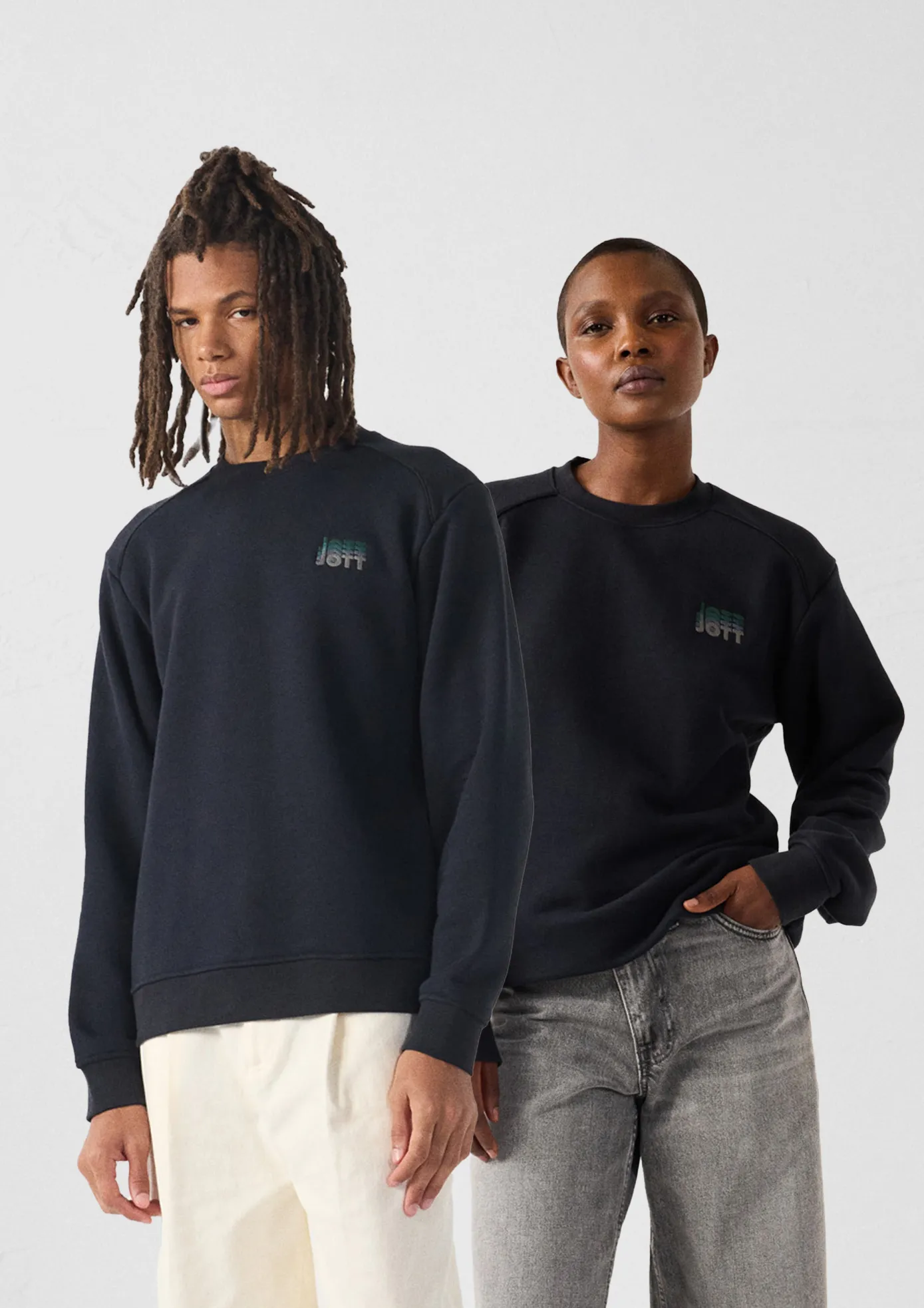 Sweatshirt graphique Noir Jamie gradient