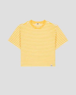 Top éponge Jaune abeille rayé Silica stripe