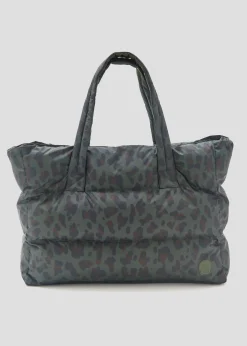 Tote-bag Army foncé léopard Leona print