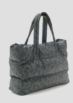 Tote-bag Army foncé léopard Leona print