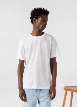 T-Shirt à col rond Blanc Petro