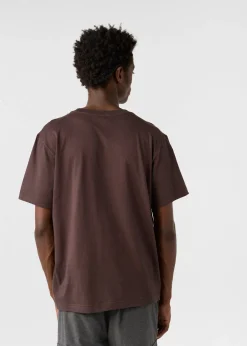 T-Shirt à col rond Café noir Petro