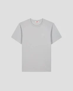 T-shirt col rond en coton Gris glace Espar