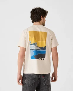 T-shirt col rond en coton Sable Espar