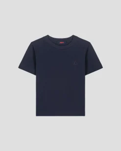 T-shirt col rond enfant en coton Marine Prado