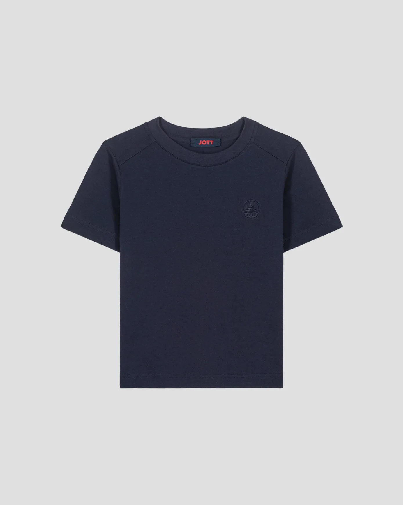 T-shirt col rond enfant en coton Marine Prado