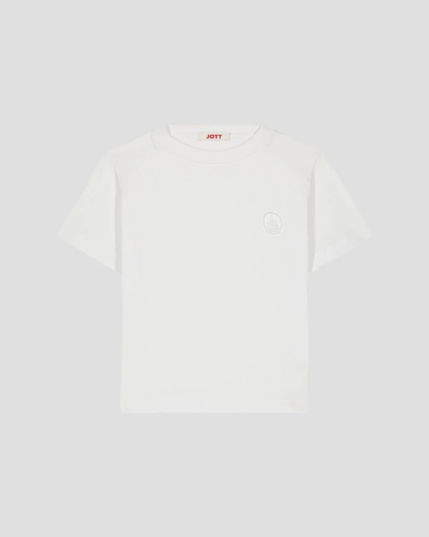 T-shirt col rond enfant en coton Blanc Prado