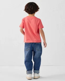 T-shirt col rond enfant en coton Corail Prado