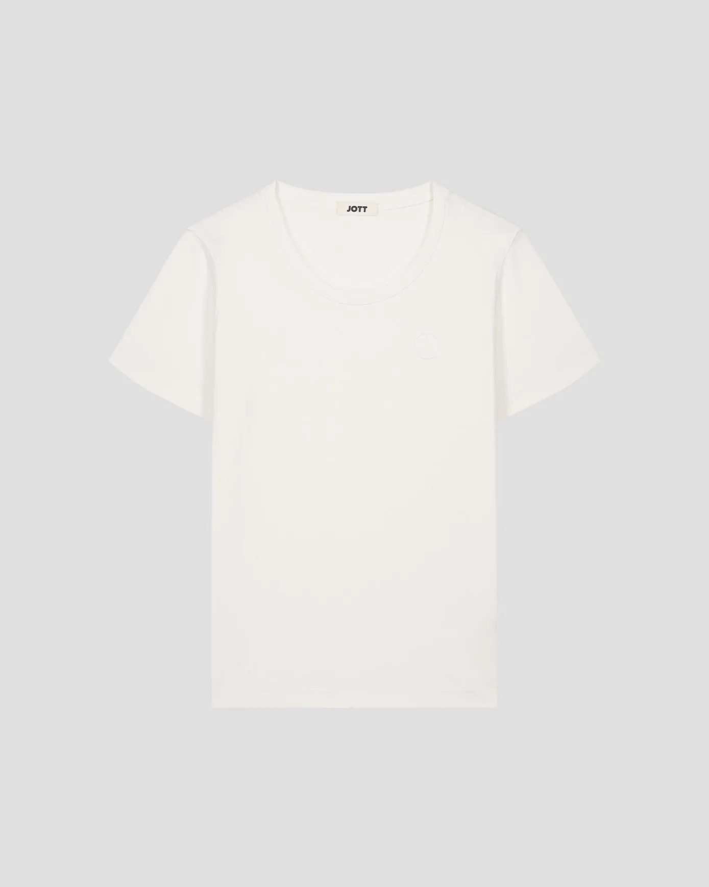 T-shirt à col rond femme en coton Blanc Angel 2.0
