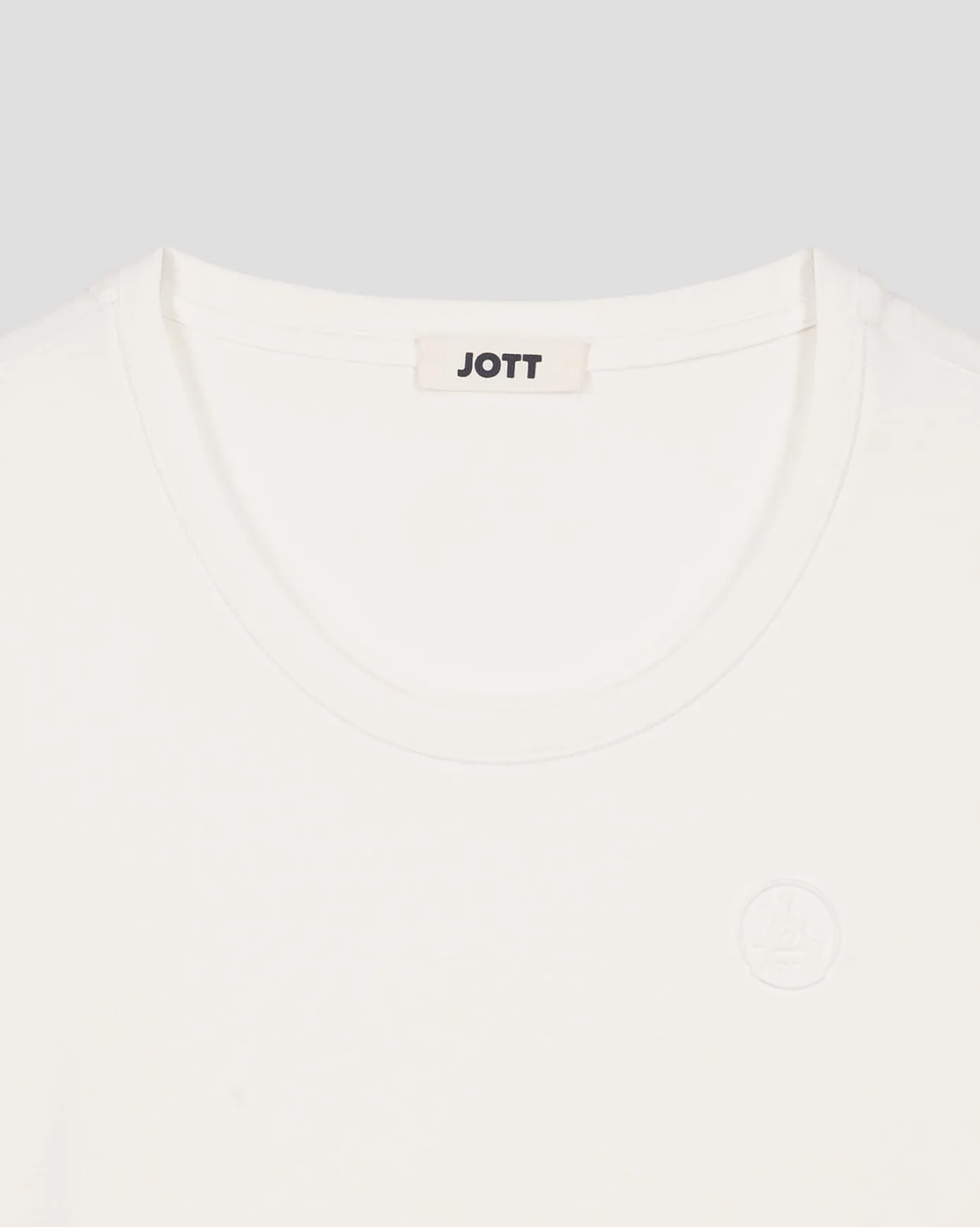 T-shirt à col rond femme en coton Blanc Angel 2.0